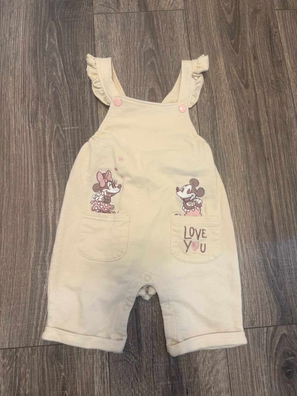 Disney Baby Mickey And Minnie Love Romper Size 24M